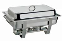 APS Chafing Dish &bdquo;Chef &ndash; mit einem Speisenbeh&auml;lter aus Edelstahl 65 mm tief,