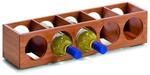 Zeller 13565 Weinregal 13.5 x 12.5 x 53 cm, Bamboo