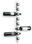blomus -CIOSO- Weinflaschen-Wandhalter in exklusiver Optik, Edelstahl-matt, Platz