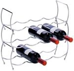 Zeller 27356 Weinregal, 3-er Set 42 x 14 x 14 cm, chrom