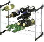Metaltex 383724039 Flaschenregal f&uuml;r 24 Flaschen 59 x 26 x 45 cm Cabernet