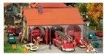 Faller FA 130162 Feuerwehrger&auml;tehaus, 172 x 148 x 108 mm, Grau und Orange