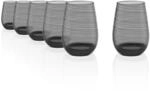 St&ouml;lzle Lausitz Twister Wassergl&auml;ser Trinkgl&auml;ser Rauchgrau 465 ml, 6er-Set |...