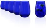 St&ouml;lzle Lausitz Wassergl&auml;ser Elements Kobaltblau 6er-Set 465 ml &ndash; Allroundgl&auml;ser