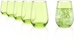 St&ouml;lzle Lausitz Wassergl&auml;ser Elements Gr&uuml;n 6er-Set 465 ml &ndash; Allroundgl&auml;ser f&uuml;r