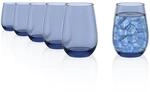 St&ouml;lzle Lausitz Wassergl&auml;ser Elements Blaugrau 6er-Set 465 ml &ndash; Allroundgl&auml;ser