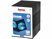 Hama DVD-Doppelhülle Super Slim (auch passend für CDs und Blu-rays, ultra...