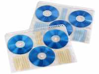 Hama CD-/DVD-/Blu-ray Hüllen mit 60 Indexkarten zum Beschriften (Archivierung,...
