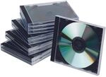 Q-Connect KF02209 Edv-Zubeh&ouml;re CD H&uuml;lle Jewel Case schwarz/transparent