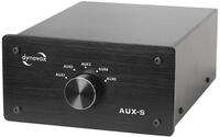Dynavox AUX-S, Eingangs-Erweiterungs-Umschalter in Metallgeh&auml;use mit 5