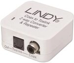 Lindy 70411 Audiokonverter und Extender SPDIF zu RCA Coax Beige