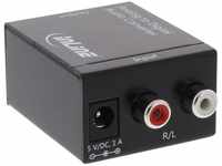 InLine 65001 Audio-Konverter Analog zu Digital, AD-Wandler, Eingang 2x Cinch...