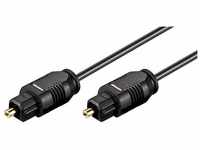 goobay HDSupply Toslink S/PDIF Audio Kabel, optisch LWL, Stecker-Stecker, Ø...