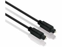 HDSupply TC020-100 Toslink S/PDIF Audio Kabel, optisch LWL, Stecker-Stecker, Ø