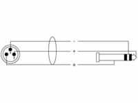 CORDIAL Audiokabel XLR-Stecker/Stereo-Buchse 1,5 m