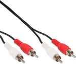 InLine 89933 Cinch Kabel, 2x Cinch, Stecker / Stecker, 2m