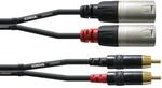 CORDIAL Kabel audio doppelt XLR male/Rca 6 m Kabel AUDIO Essentials RCA