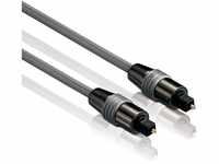 HDSupply TC030-030 Toslink S/PDIF Audio Kabel, optisch LWL, Stecker-Stecker, Ø
