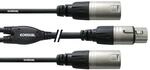 Cordial Y-Adapterkabel CFY 0.3 FMM 0,3 m