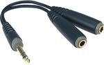Klotz Y-Stereo Adapter 0,2 m, Ayb-1, Gold