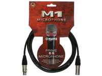 Klotz M1K1FM0500 M1 XLR Mikrofonkabel, Stecker auf Buchse, 4,9 m, 4,9 m