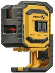 STABILA Kreuzlinienlaser LAX 300, 4-teiliges Set, selbstnivellierend, scharfe