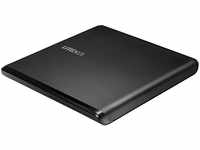 LiteOn ES1 Ultra-Slim Portable USB 2.0 DVD Writer, Schwarz, 8X External Black...
