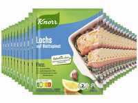 Knorr Fix Würzmischung Lachs auf Blattspinat für ein leckeres Fisch Gericht...