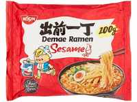 Nissin Demae Ramen – Sesam, Einzelpack, Instant-Nudeln japanischer Art, mit