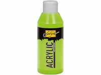 KREUL 84218 - Solo Goya Acrylic gelbgrün, 250 ml Flasche, cremige vielseitig