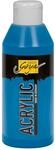 KREUL 84213 - Solo Goya Acrylic coelinblau, 250 ml Flasche, cremige vielseitig