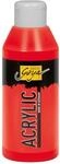 KREUL 84207 - Solo Goya Acrylic zinnoberrot, 250 ml Flasche, cremige vielseitig
