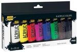 KREUL 84171 - Solo Goya Acrylic Set mit 8 Farben in 20 ml Tuben, cremige...