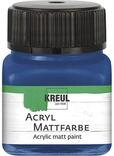 KREUL 75226 - Acryl Mattfarbe, kobaltblau im 20 ml Glas, cremig deckende,