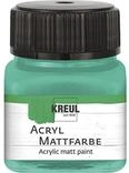KREUL 75243 - Acryl Mattfarbe, mintgr&uuml;n im 20 ml Glas, cremig deckende,