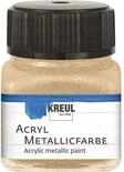 KREUL 77284 - Acryl Metallicfarbe, 20 ml Glas in champagner, glamour&ouml;se...