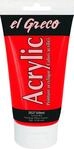 KREUL 28527 - El Greco Acrylic, 150 ml Tube in echtrot, hochpigmentierte,...