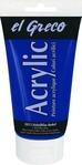 KREUL 28513 - El Greco Acrylic, 150 ml Tube in kobaltblau dunkel, hochpigmentierte,