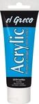KREUL 28330 - El Greco Acrylic, 75 ml Tube in azurblau, hochpigmentierte,...