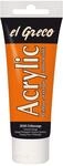 KREUL 28305 - El Greco Acrylic, 75 ml Tube in echtorange, hochpigmentierte,