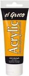 KREUL 28304 - El Greco Acrylic, 75 ml Tube in indischgelb, hochpigmentierte,