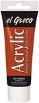 KREUL 28321 - El Greco Acrylic, 75 ml Tube in rotbraun, hochpigmentierte, gl&auml;nzende
