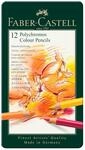 Faber-Castell 110012 - K&uuml;nstlerfarbstift Polychromos, 12er Metalletui