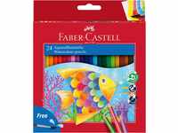 Faber-Castell 114425 - Farbstift Kinder Aquarell 24er Kartonetui