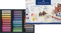 Faber-Castell 128336 - Softpastellkreiden, 36 Farben, weiche Pastellkreiden, leicht