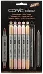 COPIC Ciao 5+1 Set "Portrait Colours 1", 5 Twin Marker mit einer mittelbreiten und