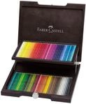 Faber-Castell 117572 Albrecht D&uuml;rer Aquarellstifte, Holzkasten mit 72 Aquarell