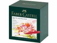 Faber-Castell 167150 PITT Künstlerstift Studiobox 60x Marker