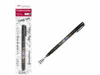 Tombow WS-BS Brush Pen Fudenosuke, weiche Spitze, schreibfarbe schwarz, 1...