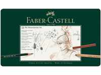 Faber-Castell 112977 - Pitt Monochrome Set im Metalletui, groß, 33-teilig